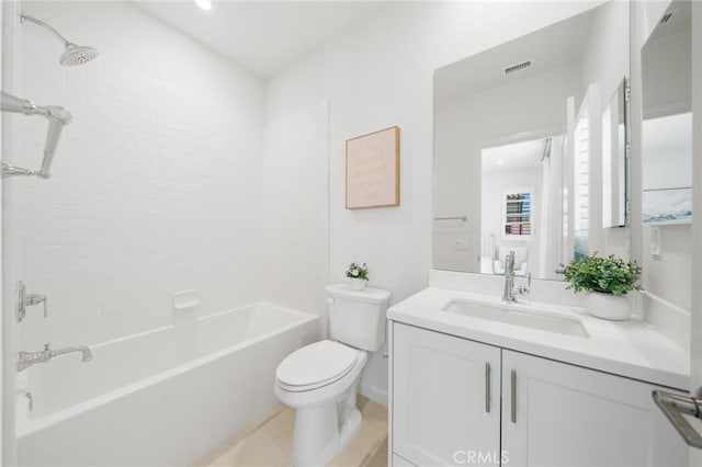 246 Canterbury, Irvine, CA 92618 - full bathroom with vanity, bathing tub / shower combination, and tile patterned floors