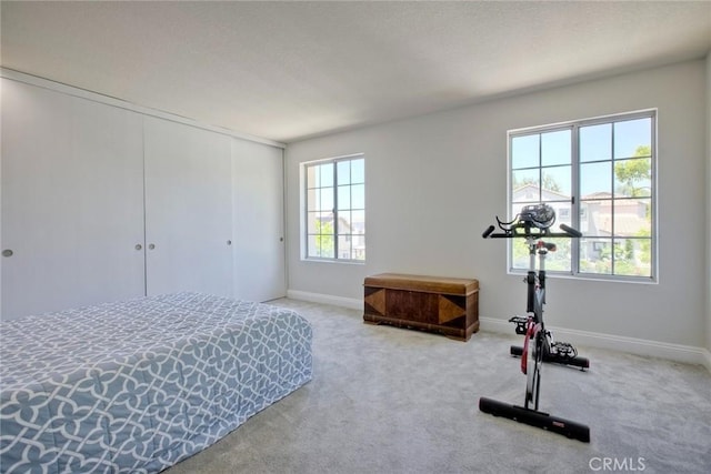 32197 Callesito Fadrique, Temecula, CA 92592 - carpeted bedroom with baseboards and a closet