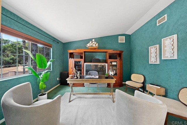 1153 Merritt Dr, El Cajon, CA 92020 - office space featuring vaulted ceiling and carpet