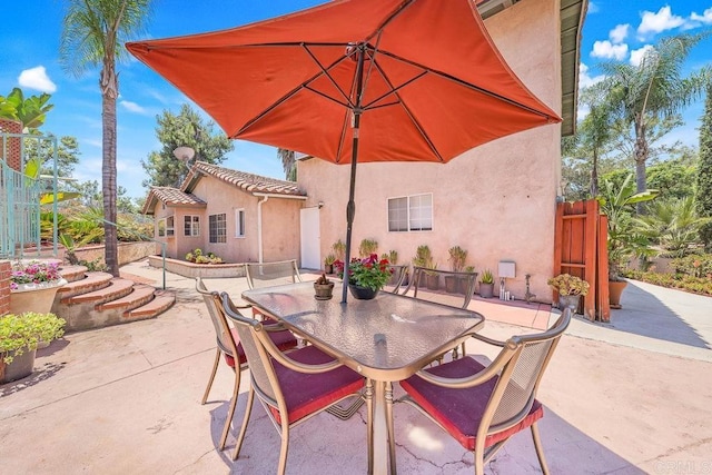 1153 Merritt Dr, El Cajon, CA 92020 - view of patio featuring outdoor dining area