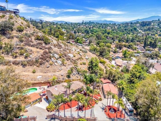 1153 Merritt Dr, El Cajon, CA 92020 - drone / aerial view of a mountain backdrop