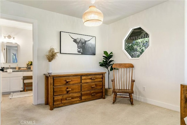 915 Breithorn Dr, Lake Arrowhead, CA 92352 - sitting room featuring carpet flooring