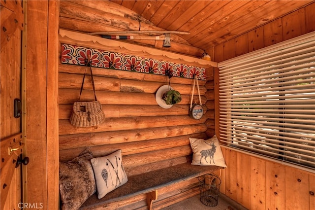 788 Buckingham Sq, Lake Arrowhead, CA 92352 - sauna / steam room featuring log walls