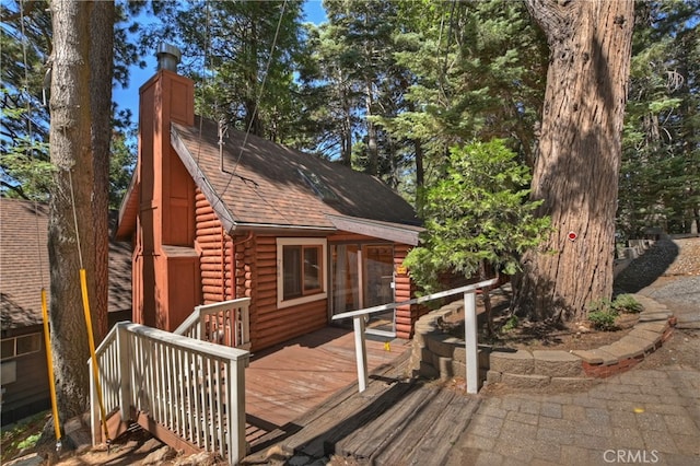 788 Buckingham Sq, Lake Arrowhead, CA 92352 - view of wooden terrace