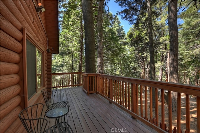 788 Buckingham Sq, Lake Arrowhead, CA 92352 - view of wooden terrace