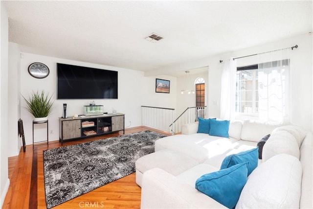9228 Elm Vista Dr Unit B, Downey, CA 90242 - living area featuring wood finished floors and baseboards