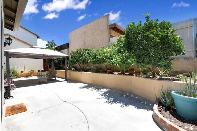 434 Sonora Cir, Redlands, CA 92373 - view of patio / terrace featuring a gazebo