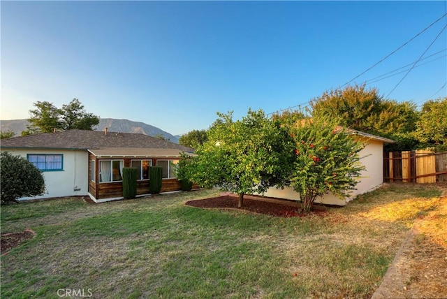 8220 Owens St, Sunland, CA 91040 - view of yard featuring a mountain view