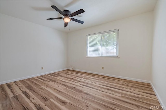 2950 Marie Ln, Merced, CA 95340 - empty room featuring light wood finished floors and ceiling fan