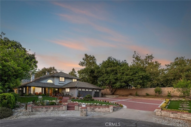 981 Deep Springs Dr, Claremont, CA 91711 - view of front of home with an attached garage and driveway