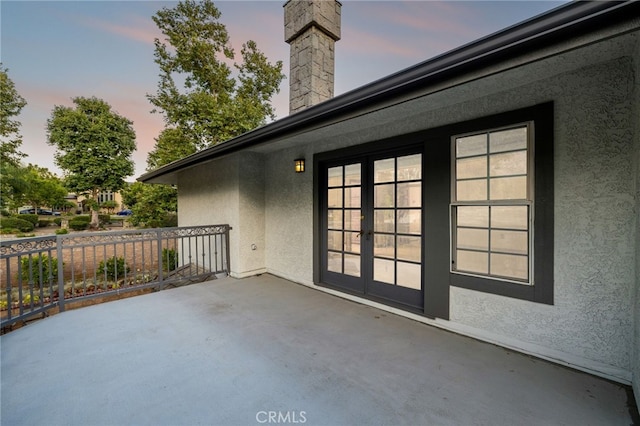 981 Deep Springs Dr, Claremont, CA 91711 - view of patio / terrace featuring french doors