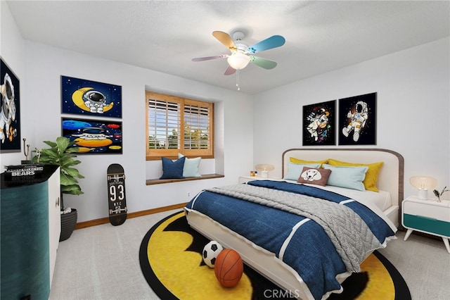 981 Deep Springs Dr, Claremont, CA 91711 - carpeted bedroom featuring baseboards and ceiling fan