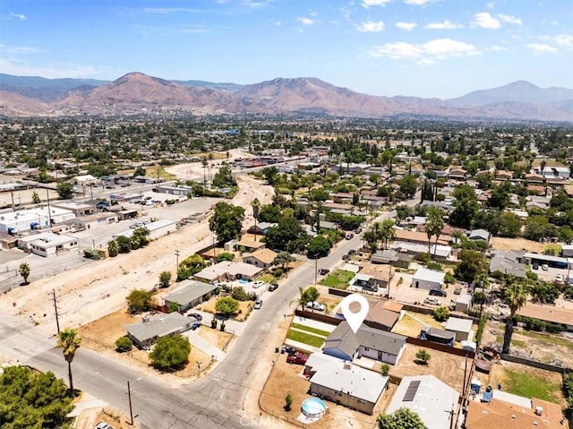 25415 Paloma Rd, San Bernardino, CA 92410 - aerial view of residential area with a mountainous background