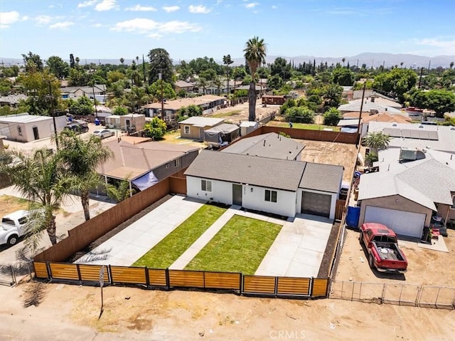 25415 Paloma Rd, San Bernardino, CA 92410 - aerial perspective of suburban area with mountains