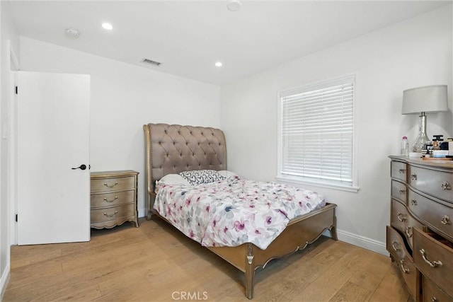 4752 Josie Ave, Lakewood, CA 90713 - bedroom with light wood-style flooring and recessed lighting