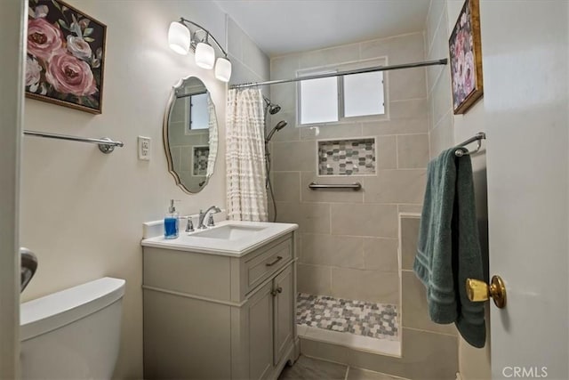 13239 Sayre St, Sylmar, CA 91342 - full bathroom with vanity and tiled shower