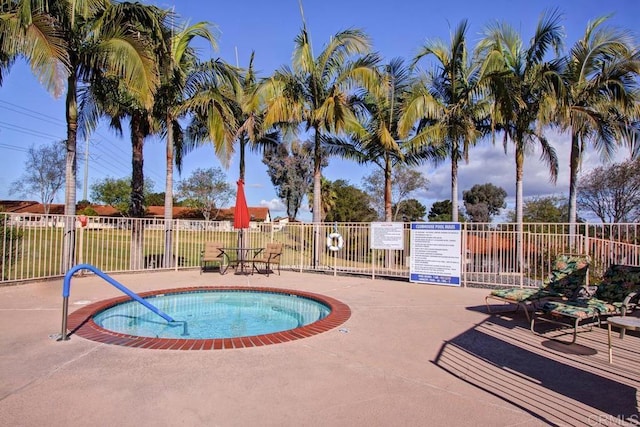 245 Fairlee Ln, Encinitas, CA 92024 - view of pool featuring a patio
