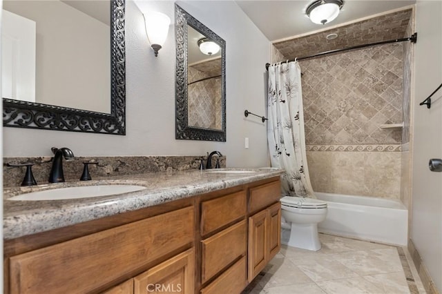 29 Hemingway Ct, Trabuco Canyon, CA 92679 - bathroom featuring double vanity and shower / bath combo