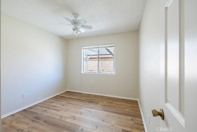 43920 Delgado Ct, Lancaster, CA 93535 - unfurnished room featuring ceiling fan, wood finished floors, and a textured ceiling