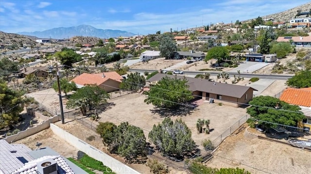 7575 Whitney Ave, Yucca Valley, CA 92284 - aerial view of residential area featuring a mountainous background