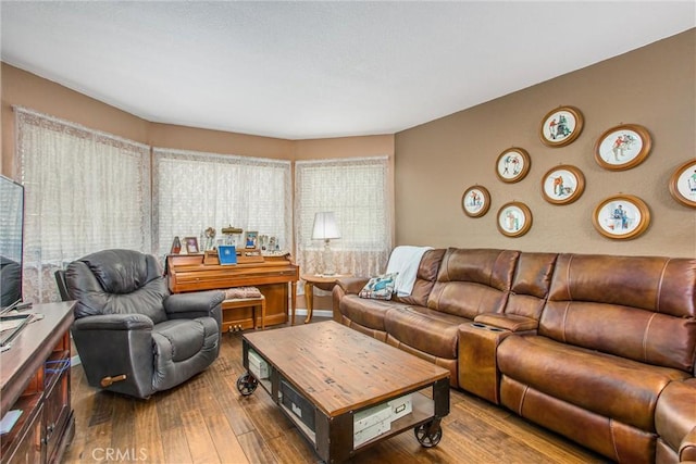 10735 Juniper Ave, Fontana, CA 92337 - living room with hardwood / wood-style floors