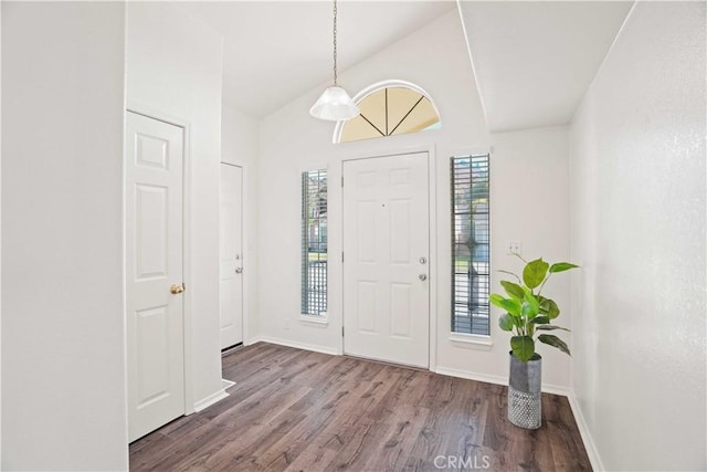 20060 Canyon View Dr, Canyon Country, CA 91351 - foyer entrance with wood finished floors and lofted ceiling
