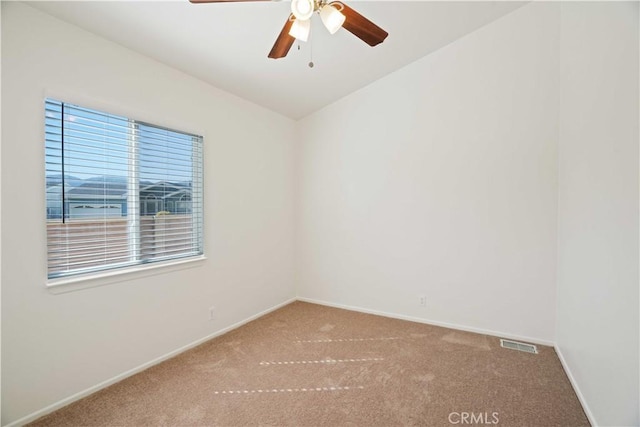 20060 Canyon View Dr, Canyon Country, CA 91351 - carpeted spare room featuring baseboards and ceiling fan