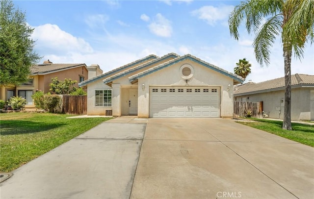 22792 Springdale Dr, Moreno Valley, CA 92557 - ranch-style home featuring an attached garage, concrete driveway, and stucco siding