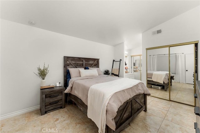 22792 Springdale Dr, Moreno Valley, CA 92557 - bedroom featuring light tile patterned floors and a closet