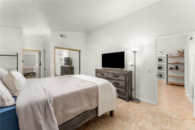 22792 Springdale Dr, Moreno Valley, CA 92557 - bedroom with light tile patterned flooring and baseboards