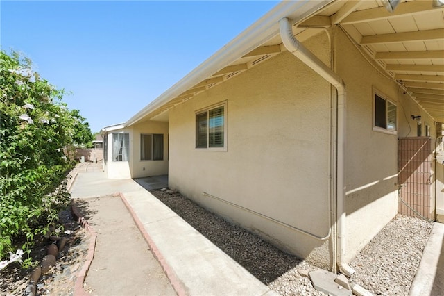 1181 Sandlewood Dr, Hemet, CA 92543 - view of home's exterior with stucco siding
