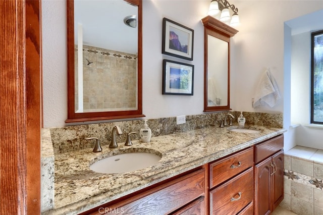 35484 Rd 274, North Fork, CA 93643 - bathroom with double vanity and plenty of natural light