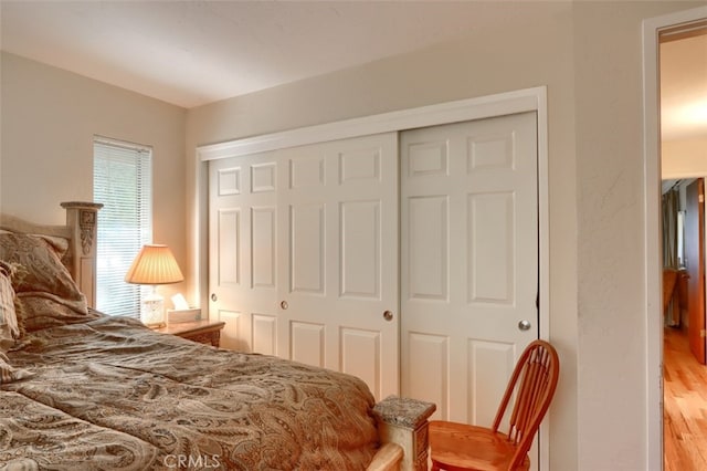 35484 Rd 274, North Fork, CA 93643 - bedroom featuring a closet and light wood-style flooring