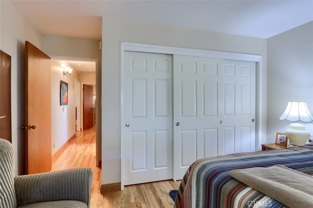 35484 Rd 274, North Fork, CA 93643 - bedroom featuring a closet and light wood-style flooring
