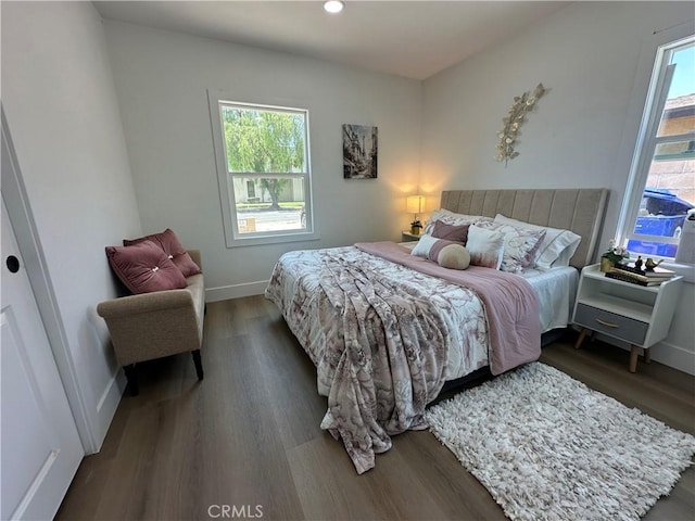 1598 W 7th St, San Bernardino, CA 92411 - bedroom featuring wood finished floors and recessed lighting
