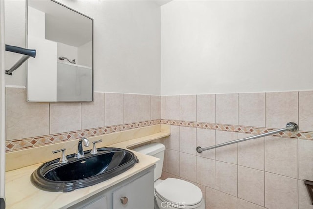 1824 Greenleaf Dr, West Covina, CA 91792 - bathroom featuring vanity and tile walls