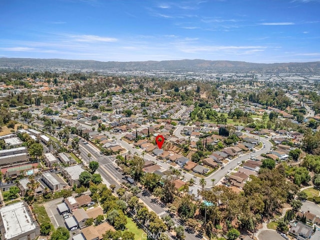 1824 Greenleaf Dr, West Covina, CA 91792 - aerial view of property and surrounding area featuring mountains
