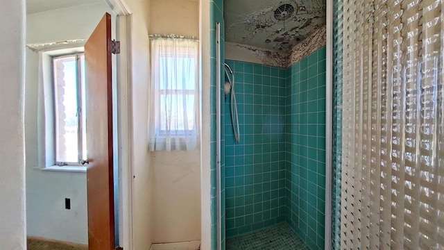 700 Ash St, Ramona, CA 92065 - full bath with a stall shower and plenty of natural light