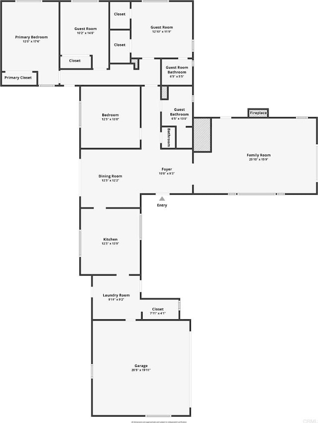 700 Ash St, Ramona, CA 92065 - view of floor plan / room layout