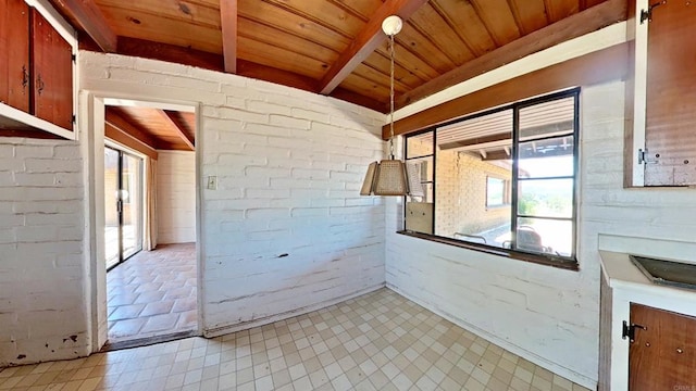 700 Ash St, Ramona, CA 92065 - unfurnished sunroom featuring plenty of natural light and beam ceiling
