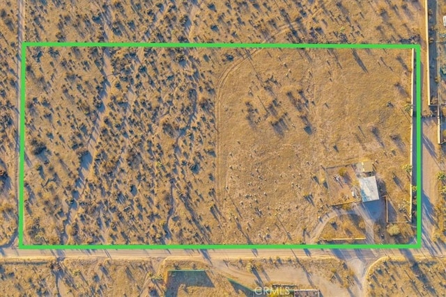 2654 Olympic Rd, Joshua Tree, CA 92252 - map / location featuring property parcel outlined