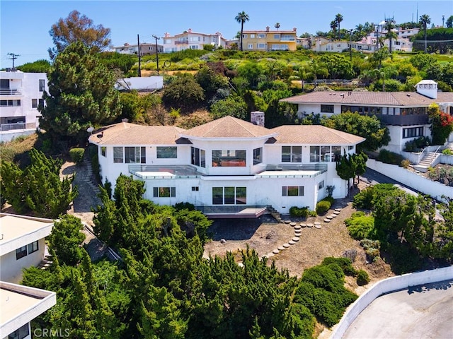 3311 Crownview Dr, Rancho Palos Verdes, CA 90275 - aerial perspective of suburban area