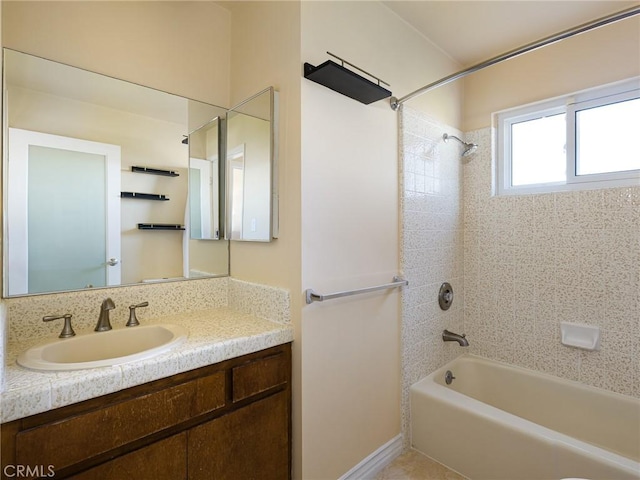 3311 Crownview Dr, Rancho Palos Verdes, CA 90275 - bathroom with bathing tub / shower combination and vanity