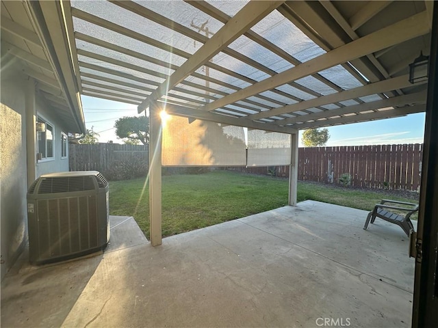 16415 Red Coach Ln, Whittier, CA 90604 - fenced backyard with a pergola and a patio area