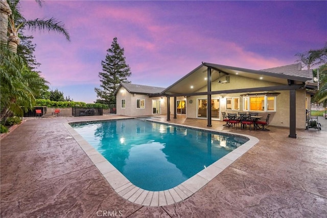 5829 Zapata Pl, Rancho Cucamonga, CA 91737 - view of swimming pool featuring a patio
