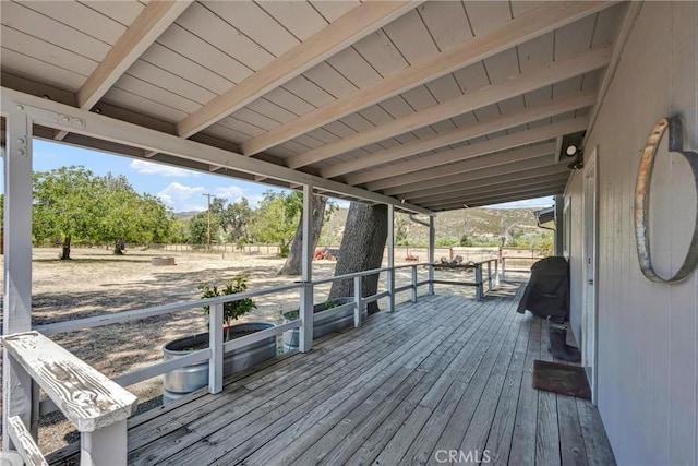 20511 Santa Barbara Ave, Middletown, CA 95461 - wooden deck featuring area for grilling