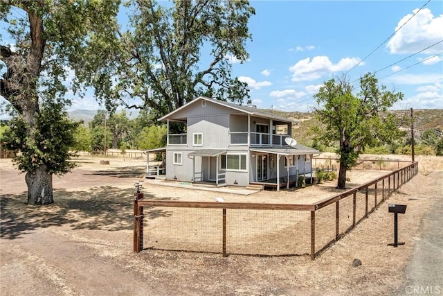 20511 Santa Barbara Ave, Middletown, CA 95461 - view of front of home with a balcony