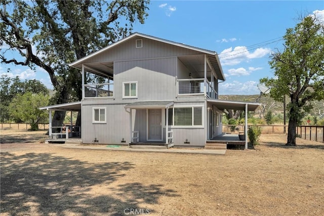 20511 Santa Barbara Ave, Middletown, CA 95461 - view of front of property featuring a balcony
