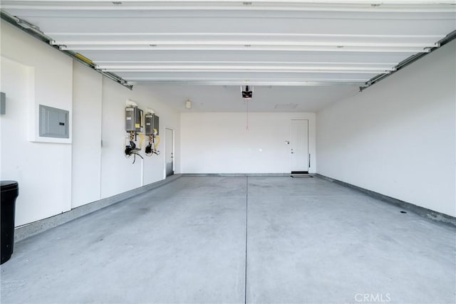 111 Spoke, Irvine, CA 92618 - garage with electric panel and a garage door opener