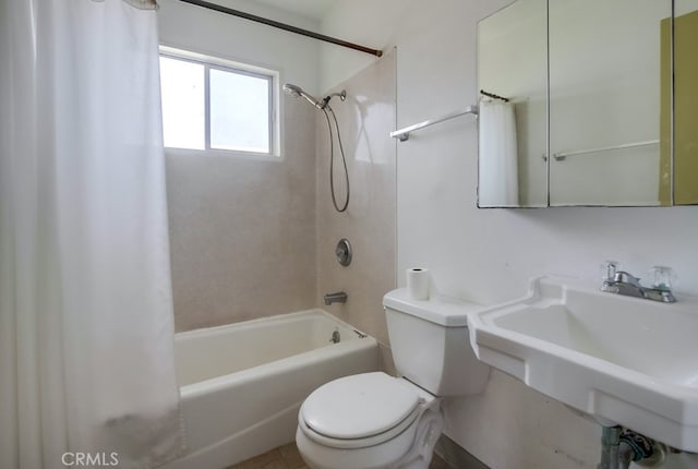 1361 Monterey Ct, Chula Vista, CA 91911 - bathroom featuring shower / bath combo with shower curtain and toilet